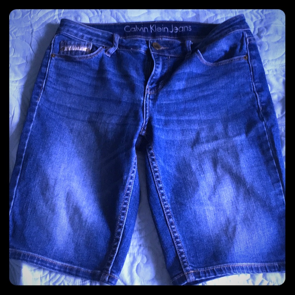 Calvin Klein Bermuda jean shorts